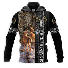 Load image into Gallery viewer, Deer Hunting 3D All Over Printed Hoodie, T-shirt, Long sleeve T-shirt, Tank Top, Short, Zipper Hoodie No.67
