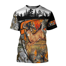 Load image into Gallery viewer, Deer Hunting 3D All Over Printed Hoodie, T-shirt, Long sleeve T-shirt, Tank Top, Short, Zipper Hoodie No.126
