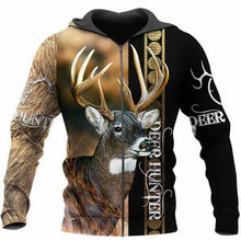Load image into Gallery viewer, Deer Hunting 3D All Over Printed Hoodie, T-shirt, Long sleeve T-shirt, Tank Top, Short, Zipper Hoodie No.55
