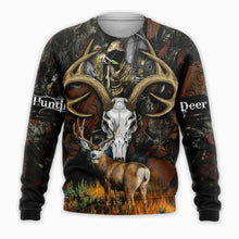 Load image into Gallery viewer, Deer Hunting 3D All Over Printed Hoodie, T-shirt, Long sleeve T-shirt, Tank Top, Short, Zipper Hoodie No.90
