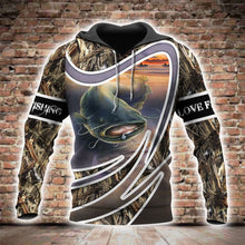 Load image into Gallery viewer, Love Fishing 3D All Over Printed Hoodie, T-shirt, Long sleeve T-shirt, Tank Top, Short, Zipper Hoodie No.71
