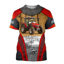 Load image into Gallery viewer, I Am A Farmer 3D All Over Printed Hoodie, T-shirt, Long sleeve T-shirt, Tank Top, Short, Zipper Hoodie No.72
