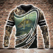 Load image into Gallery viewer, Love Fishing 3D All Over Printed Hoodie, T-shirt, Long sleeve T-shirt, Tank Top, Short, Zipper Hoodie No.61
