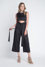 Load image into Gallery viewer, Women's Sleeveless Tie Jumpsuit with Slit
