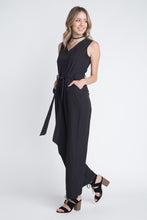 Load image into Gallery viewer, Women's Tie Sleeveless Buttoned Jumpsuit
