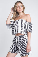 Load image into Gallery viewer, Women's Aztek Off Shoulder 2 Piece Set
