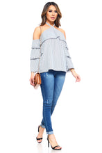 Load image into Gallery viewer, Women's Stripe Layer Halter Top
