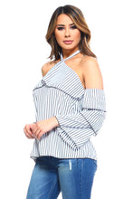 Load image into Gallery viewer, Women's Stripe Layer Halter Top
