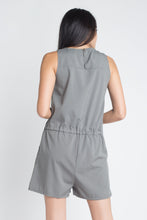 Load image into Gallery viewer, Women's Zip Front Sleeveless Romper
