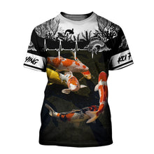 Load image into Gallery viewer, Beautiful Koi 3D All Over Printed Hoodie, T-shirt, Long sleeve T-shirt, Tank Top, Short, Zipper Hoodie No.88
