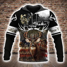 Load image into Gallery viewer, Deer Hunting 3D All Over Printed Hoodie, T-shirt, Long sleeve T-shirt, Tank Top, Short, Zipper Hoodie No.32
