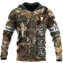 Load image into Gallery viewer, Deer Hunting 3D All Over Printed Hoodie, T-shirt, Long sleeve T-shirt, Tank Top, Short, Zipper Hoodie No.29

