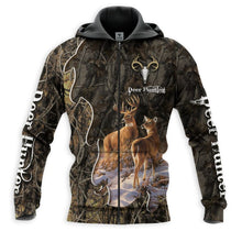 Load image into Gallery viewer, Deer Hunting 3D All Over Printed Hoodie, T-shirt, Long sleeve T-shirt, Tank Top, Short, Zipper Hoodie No.120
