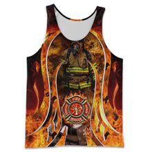 Load image into Gallery viewer, Fire Fight 3D All Over Printed Hoodie, T-shirt, Long sleeve T-shirt, Tank Top, Short, Zipper Hoodie No.107
