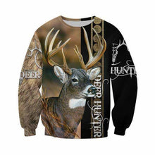 Load image into Gallery viewer, Deer Hunting 3D All Over Printed Hoodie, T-shirt, Long sleeve T-shirt, Tank Top, Short, Zipper Hoodie No.55
