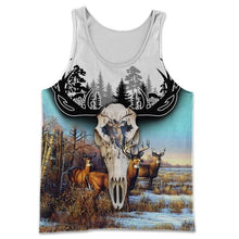 Load image into Gallery viewer, Deer Hunting 3D All Over Printed Hoodie, T-shirt, Long sleeve T-shirt, Tank Top, Short, Zipper Hoodie No.31
