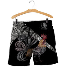 Load image into Gallery viewer, Rooster 3D All Over Printed Hoodie, T-shirt, Long sleeve T-shirt, Tank Top, Short, Zipper Hoodie No.02
