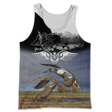 Load image into Gallery viewer, Duck Hunting 3D All Over Printed Hoodie, T-shirt, Long sleeve T-shirt, Tank Top, Short, Zipper Hoodie No.134
