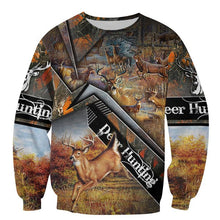 Load image into Gallery viewer, Deer Hunting 3D All Over Printed Hoodie, T-shirt, Long sleeve T-shirt, Tank Top, Short, Zipper Hoodie No.93
