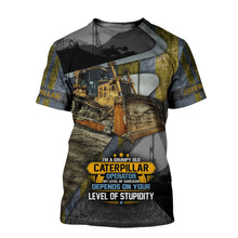Load image into Gallery viewer, Beautiful Excavator 3D All Over Printed Hoodie, T-shirt, Long sleeve T-shirt, Tank Top, Short, Zipper Hoodie No.94
