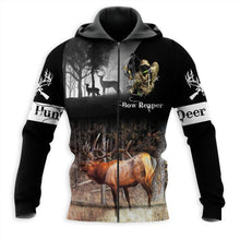 Load image into Gallery viewer, Deer Hunting 3D All Over Printed Hoodie, T-shirt, Long sleeve T-shirt, Tank Top, Short, Zipper Hoodie No.132
