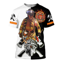 Load image into Gallery viewer, Firefighter 3D All Over Printed Hoodie, T-shirt, Long sleeve T-shirt, Tank Top, Short, Zipper Hoodie No.80
