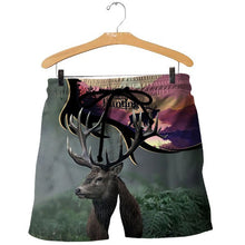 Load image into Gallery viewer, Elk Hunting 3D All Over Printed Hoodie, T-shirt, Long sleeve T-shirt, Tank Top, Short, Zipper Hoodie No.100
