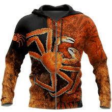 Load image into Gallery viewer, Alaskan King Crab 3D All Over Printed Hoodie, T-shirt, Long sleeve T-shirt, Tank Top, Short, Zipper Hoodie No.10
