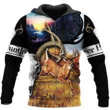 Load image into Gallery viewer, Deer Hunting 3D All Over Printed Hoodie, T-shirt, Long sleeve T-shirt, Tank Top, Short, Zipper Hoodie No.56
