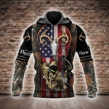 Load image into Gallery viewer, Bow Hunting 3D All Over Printed Hoodie, T-shirt, Long sleeve T-shirt, Tank Top, Short, Zipper Hoodie No.58

