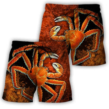 Load image into Gallery viewer, Alaskan King Crab 3D All Over Printed Hoodie, T-shirt, Long sleeve T-shirt, Tank Top, Short, Zipper Hoodie No.10
