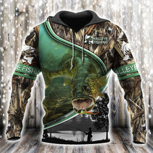 Load image into Gallery viewer, Walleye Fishing 3D All Over Printed Hoodie, T-shirt, Long sleeve T-shirt, Tank Top, Short, Zipper Hoodie No.84
