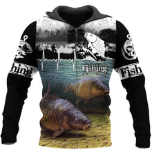 Load image into Gallery viewer, Fishing 3D All Over Printed Hoodie, T-shirt, Long sleeve T-shirt, Tank Top, Short, Zipper Hoodie No.115
