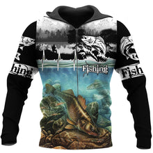 Load image into Gallery viewer, Fishing 3D All Over Printed Hoodie, T-shirt, Long sleeve T-shirt, Tank Top, Short, Zipper Hoodie No.81
