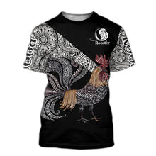 Load image into Gallery viewer, Rooster 3D All Over Printed Hoodie, T-shirt, Long sleeve T-shirt, Tank Top, Short, Zipper Hoodie No.02
