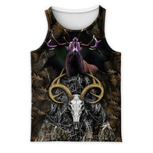 Load image into Gallery viewer, Deer Hunting 3D All Over Printed Hoodie, T-shirt, Long sleeve T-shirt, Tank Top, Short, Zipper Hoodie No.91
