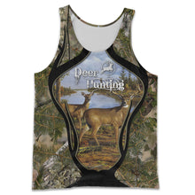 Load image into Gallery viewer, Deer Hunting 3D All Over Printed Hoodie, T-shirt, Long sleeve T-shirt, Tank Top, Short, Zipper Hoodie No.57

