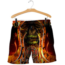 Load image into Gallery viewer, Fire Fight 3D All Over Printed Hoodie, T-shirt, Long sleeve T-shirt, Tank Top, Short, Zipper Hoodie No.107
