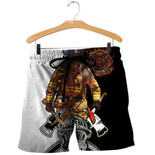 Load image into Gallery viewer, Firefighter 3D All Over Printed Hoodie, T-shirt, Long sleeve T-shirt, Tank Top, Short, Zipper Hoodie No.80
