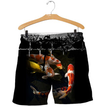 Load image into Gallery viewer, Beautiful Koi 3D All Over Printed Hoodie, T-shirt, Long sleeve T-shirt, Tank Top, Short, Zipper Hoodie No.88
