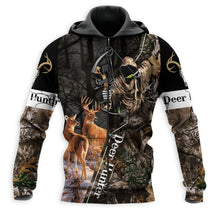 Load image into Gallery viewer, Love Deer 3D All Over Printed Hoodie, T-shirt, Long sleeve T-shirt, Tank Top, Short, Zipper Hoodie No.104
