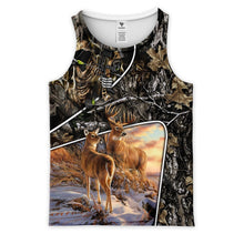 Load image into Gallery viewer, Deer Hunting 3D All Over Printed Hoodie, T-shirt, Long sleeve T-shirt, Tank Top, Short, Zipper Hoodie No.33
