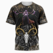 Load image into Gallery viewer, Deer Hunting 3D All Over Printed Hoodie, T-shirt, Long sleeve T-shirt, Tank Top, Short, Zipper Hoodie No.91
