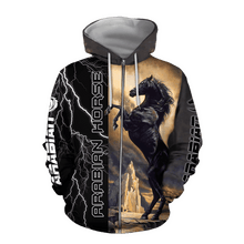 Load image into Gallery viewer, Horse 3D All Over Printed Hoodie, T-shirt, Long sleeve T-shirt, Tank Top, Short, Zipper Hoodie No.03
