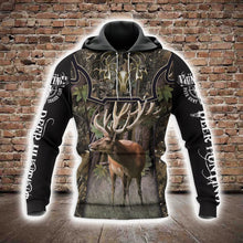 Load image into Gallery viewer, Deer Hunting 3D All Over Printed Hoodie, T-shirt, Long sleeve T-shirt, Tank Top, Short, Zipper Hoodie No.28
