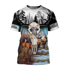 Load image into Gallery viewer, Deer Hunting 3D All Over Printed Hoodie, T-shirt, Long sleeve T-shirt, Tank Top, Short, Zipper Hoodie No.31
